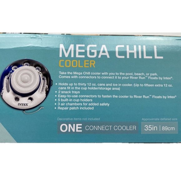 intex mega chill cooler pool cooler quick connect swimming pool cooler party new - Picture 5 of 8